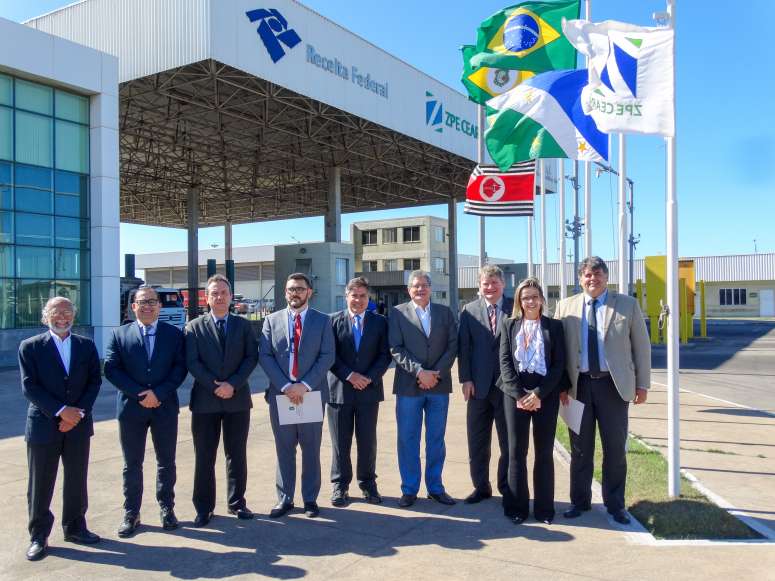 Diretoria Executiva da ZPE CEARÁ recebe comitiva da Receita Federal do Brasil.